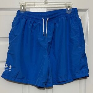 UA Icon Men's 5.5" Volley Shorts in Blue Atlantis